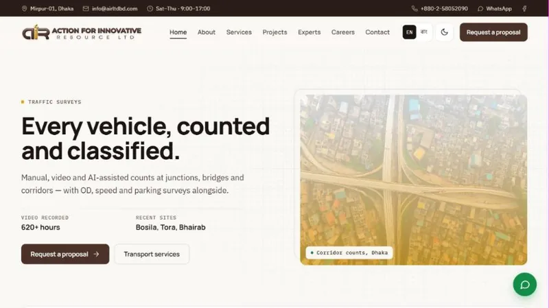 Home page of AIR Ltd.