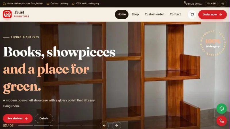 Home page of Trust Furniture